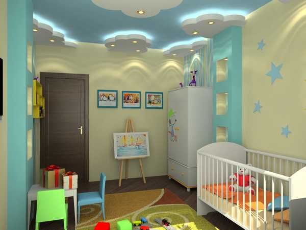 Children Bedroom False Ceiling Woody Uncle Sam